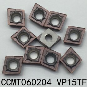 Výměnná břitová destička CCMT060204 VP15TF, Japonsko (NOVÉ) - 3