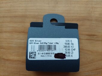 Dámské dívčí holčičí náušnice BB vavřín - zcela nové - SLEVA - 3