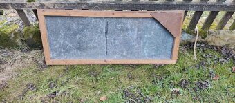 Prodám starý obraz na plátně 110x46cm - 3