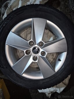 Sada alu kola octavia 3 205/55r16 nové - 3