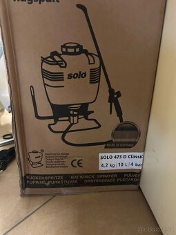 Zádový postřikovač Solo 473 D Classic 10 L 47321 - 3
