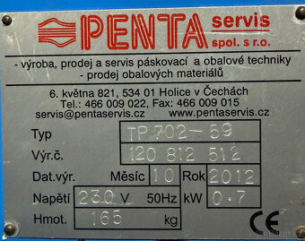 Páskovací stroj PENTA TP 702-59 - 3