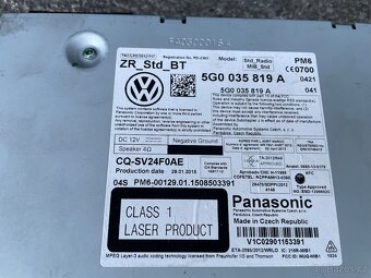 Autoradio vw golf VII 7 - 3