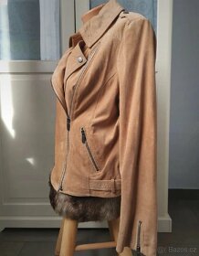 Tommy Hilfiger kožená bunda kůže dámská bunda - 3
