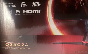 AOC Q24G2A/BK 23.8" QHD 165 Hz FreeSync - 3