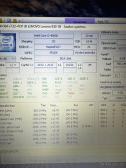 Lenovo B50-70 i3-4005U/8GB/250SSD... - 3