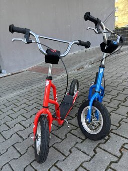 Dětská koloběžka Yedoo One - modrá/červená - 3