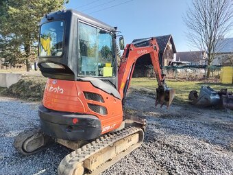 Minibagr Kubota U20-3 2300kg Roztah, podvozek - 3