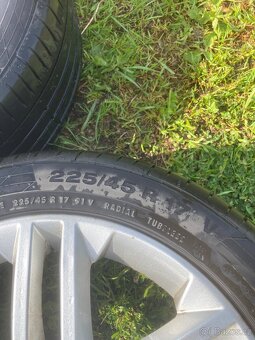 Alu kola 5x110 r17 letní pneu - 3