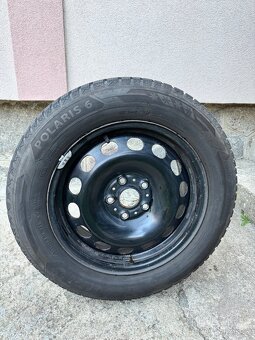 Sada zimních pneu Barum Polaris 205/60 R16+ plech. disky - 3