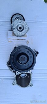 Vodní pumpa originál BMW+Napínací kladka INA 320D M47 204D4 - 3