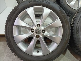 Zimní kola OPEL 4x100 R16 ET40 pneu 195/55/16/ - 3