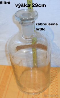 Demižony skleněné 3ks - 3
