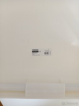 4x židle Teodoras a stůl Melltorp IKEA bílá barva - 3