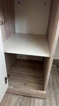 Psací stůl a závěsná skříň - 3