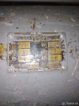 Motor z Dřevoobráběcí Frézy 3 Kw otáček za minutu 2000 - 3
