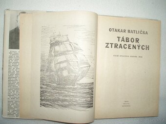 stará kniha Tábor ztracených O. Batlička-1.vydání 1970 - 3