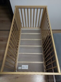 Postýlka Ikea Gulliver 60x120 s matrací a mantinely - 3