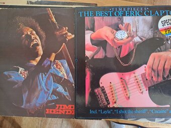 8x LP- Doors, Rolling stones, ZZ Top, Hendrix, Queen - 3