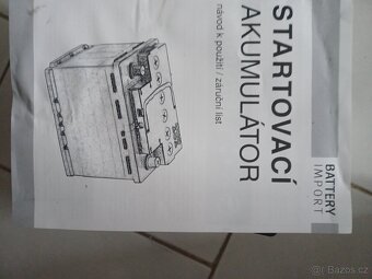 Autobaterie 44Ah nová v záruce - 3