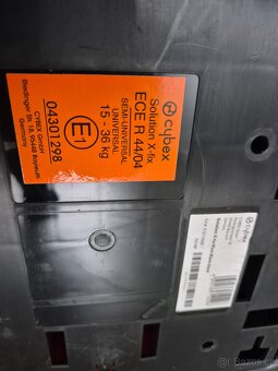 Autosedačka Cybex Solution X-fix (15-36 kg) - 3
