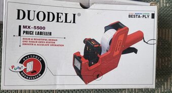 etiketovací kleště 2ks plus štítky - 3