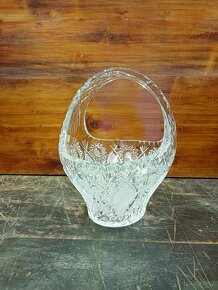Košíček, broušené sklo- Bohemia Crystal - 3