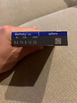 Biofinity kontaktní čočky +2,50 - 3