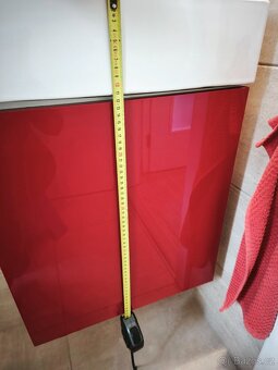 Koupelnová skříňka s umyvadlem, skříňka se zrcadlem, světlem - 3
