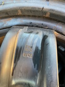 Plech disky 5x108 včetně letních pneu 205/55R16 - 3