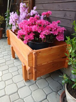 Dřevěné truhlíky na balkón/zahrada - 3