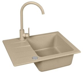 KUCHYŇSKÝ GRANITOVÝ DŘEZ DELINIA MONSUN S30 + BATERIE - 3