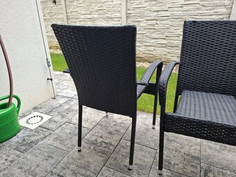Prodám 4 ks zahradní židle 2x použité ( NOVÉ) - 3