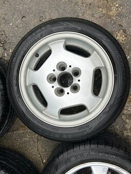 Alu kola Mercedes 5x112 + letní pneu 195/50/15 - 3