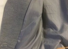 Nádherný světle šedý dámský kabát vel. 38 - 3