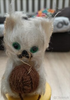 Kočička, hračky, ruční práce, retro - 3