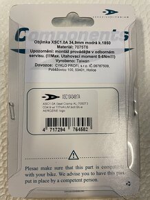 Objímka sedlovky - modrý elox - 3