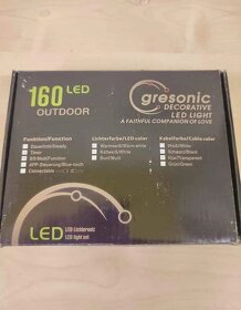 Venkovní LED světelná síť 200×100 cm, 160 LED s D.O. - 3