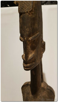 Socha Dogonů, dřevěná figurka ženského předka, Mali, Afrika, - 3