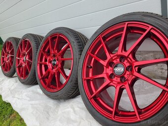 Krásné nové alu kola dotz kendo 5x100 r17 nové pneu - 3
