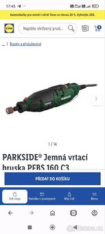 Jemná vrtací bruska PFBS 160 C3 parkside - 3