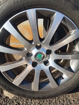 ALU kola originál škoda 5x112 R17 - 3