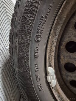 4ks Zimní pneu 205/55 R16 + disky - 3
