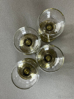 4x starožitná sklenice římanka 200ml - 3