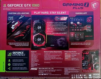 MSI GEFORCE GTX 1060 6GB Gaming X Plus - 3