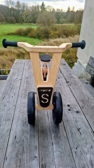 Nádherný vánoční dárek, dřevěné,  lehoučké odrážedlo Repello - 3