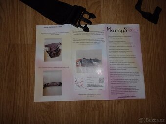 Šátkové nosítko bavlněné BEBE-MINI-MARTYS 0-1,5let - 3