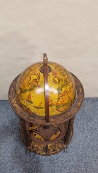 RETRO POJÍZDNÝ STOLEK - GLOBUS - 3