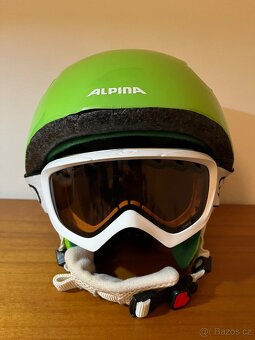 Helma a lyžařské brýle - 3