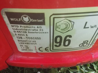 Benzínová sekačka s pojezdem - 3